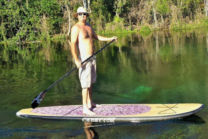 guy on a Stand Up Paddleboard