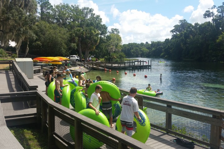 Tubing on rainbow river